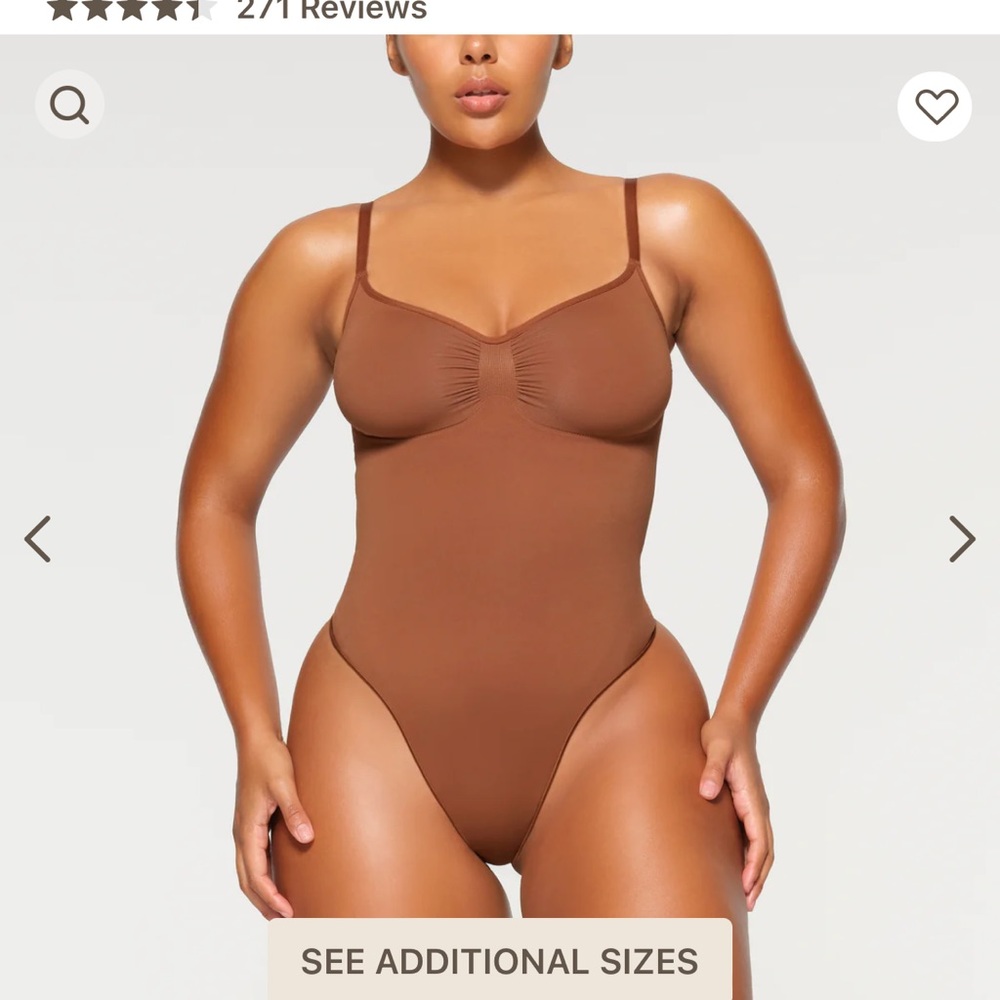Skims seamless sculpt body suit